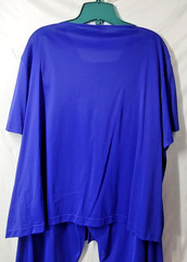 Vassarette Pajama Set & Robe XXXL Peignoir Blue 3 pc Embroidery Loose Fitting 3X
