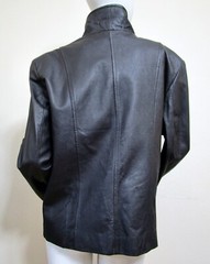 Vintage 80s 90s Spiegal Together Blazer Bomber Leather Jacket M L 42.5