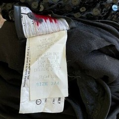 KAREN OKADA CLIMAX DAVID HOWARD Vtg 80’s Sequins Cocktail Party Dress XS