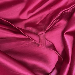 Vtg 1960’s Fuchsia Pink DiCarlo California Hollywood Glam Lingerie Robe 56″ Long