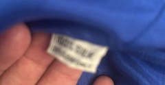 VTG 80s D’ore Della Roufogali Royal Blue Beaded Silk Cocktail Dress Sz 6 MINT
