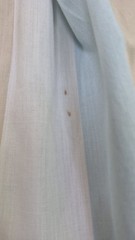 Vintage 1950s WESTBURY FASHIONS Blue Tan White Stripe Pleated Shirt DRESS-Size M