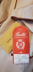 NOS Vintage 70s 80s Butte Orange Brown Rayon Polyester 2 Pc Suit Size 14 B38