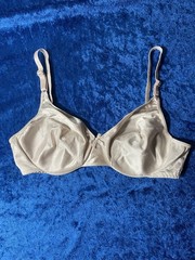 Vintage Playtex Secrets Bra 38b Beige Nylon Underwire
