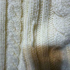 Vintage Cable Knit Fisherman Sweater JL Hudson’s Cardigan 100% Acrylic Womens L