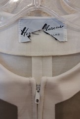 Herman Marcus Color Block Full Zip Tunic Vest Vintage 1960’s MOD