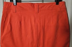 VTG United Colors of Benetton Gorpcore Skirt 33.5″ Waist Coral Cargo Pockets
