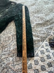 Vintage Brilliante by J.A. Emerald Green Beaded Lace Evening Jacket Sz 2X Formal
