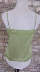 WORTHINGTON SZ PETITE L GREEN POLY CAMISOLE TOP
