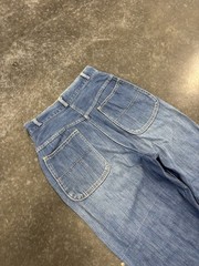 true vintage 1960s stockton of dallas workwear size zip denim jeans
