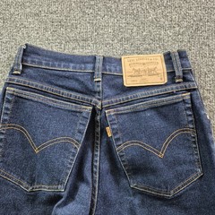 Vintage Levis 10912 Slim Fit Tapered Leg Jeans Orange Tab Womens Size 9 Blue