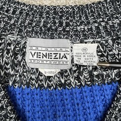 Vintage 80s Original Venezia Sportswear Sweater Women’s Size 46 XLarge Colorful
