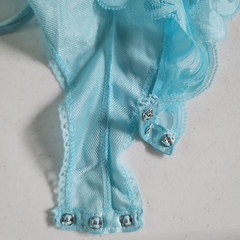 Interludes By Cira Small Blue Teddy International Ladies Garment Vtg