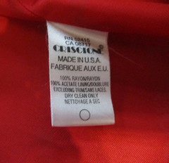Vtg 80s CRISCIONE Red/Black Blazer Jacket~L~Studded Padded Shd Hollywood Glam US