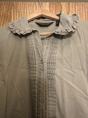 Vintage Eddie Bauer Ruffled Collar Dress Size S/P