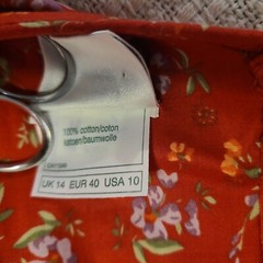 Vtg Laura Ashley Red Floral Midi Prarie Dress UK 14 US 10 Cottagecore Teatime