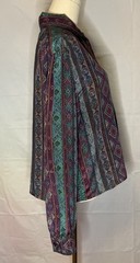 VTG James Kenrob By Dalton Womens M Long Sleeve Button Down 80’s secretary