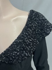 1950’s Mr Blackwell Winter Wool & Sequin Sheath