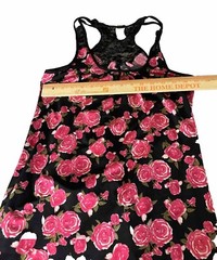 Y2k Lace Babydoll Floral S Slip Dress Cottage Core Dk Fairy Feminine Whimsigoth
