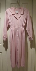 Nordstroms Dress~BARRY BRICKEN~REDUCED Vintage 80s~Ballet Pink Wool~SZ 8~FREE H