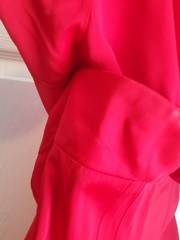 Vintage 1950s Gallina California Red Wiggle Pinup Dress | Rockabilly Retro
