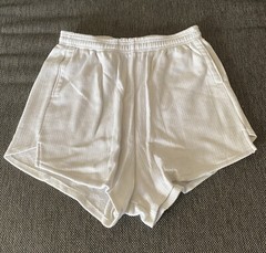 SEXY Vintage Russell Athletic Womens Running Gym Yoga Shorts White 1980’s USA