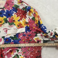 Vintage Units USA Women’s Blouse Size 2 Floral Button Up Retro Flair Shirt Top