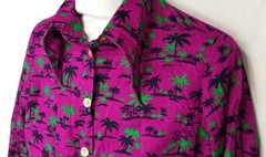 1870’s Boutique MODE Discocore Women’s Shirt blouse Dagger collar