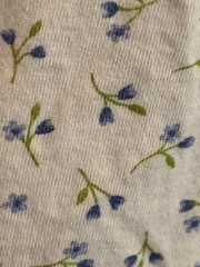 Vtg Sears Fundamentals Floral 100% Cotton Knit Sleeveless Gown & Robe Set – Sz M
