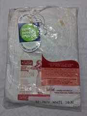 NOS Vintage White Slip Carol Brent Exclusively By Montgomery Ward Size 14/36