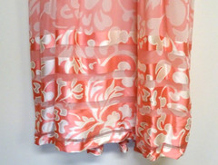 Ceil Chapman Dress Vintage Pink Long Sleeve Maxi V Neck