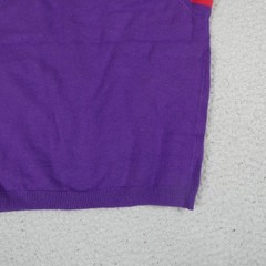 Vintage Todd Oldham Top Women Size M Purple Tank Top Ramie/Cotton Blend