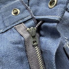Vintage Sears JR Bazaar 70s High Waisted Wide Leg Denim Jeans Blue Talon