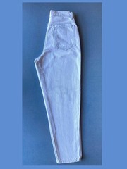 Vintage 80s Light Wash Tapered Jeans, XS, 27″ Waist