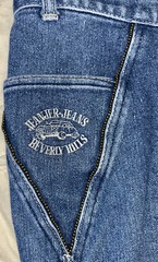 Vintage 1980s JeanJer Denim Jeans Beverly Hills Women’s Junior’s 25 Inch Waist
