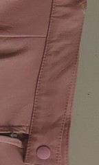 Continental Leather Fashions Pink Blazer Jacket & Skirt Set Large Vintage 1980s