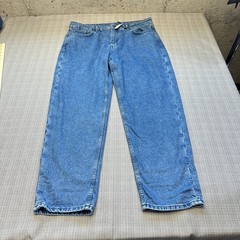 New Wide Leg Baggy Jeans Womens 12 Topshop Highrise Relaxed Vintage Inspired