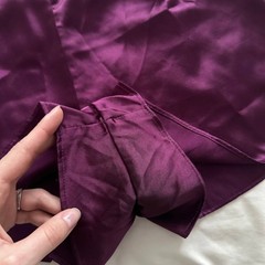 Vintage 90s Victoria’s Secret Purple Satin Pjs Cami & Shorts Set Slip Size M