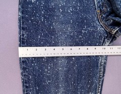Vintage Levi’s 501 Jeans Made USA 28×33 Blue Galactic Galaxy Wash 1990s Button