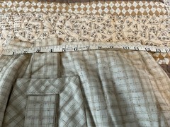 Vintage Beige white Suburbia USA Designer Originals Skirt Size 10 Union Label