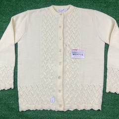 NWT Vintage Sidney Gould 60s Its Pure Gould Yellow Sweater Womens Size 42 NEW