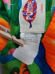 VTG 60/70s Pake Mu’u Maxi Dress POMARE M/L Neon Festival Boho Hippie Psychedelic