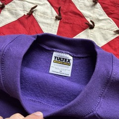 Vintage Tultex Blank Purple Crewneck Women’s 3XL NOS Deadstock