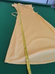 VINTAGE Bread & Butter 70s Dress XS Yellow fits AU 8