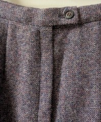Pendleton Vtg Pure Wool Lined Trouser Pants Purple Tweed Deadstock 13.75x 31.5