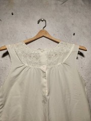 Vintage Hand Embroidered Nightgown Best Quaility Sz 36