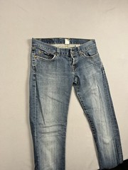 Vintage Lucky Brand Womens Blue Jeans Sz 2/26 Dungarees Made in USA Button Fly