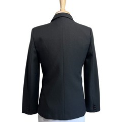 SHIRLEY of ATLANTA Vintage 70s 80s Women’s Black Blazer Size 12 Polyester