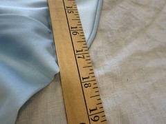 VTG VANITY FAIR Robe Gown Sz M Powder Blue ¾ Sleeves Button Front Nylon/Amtron