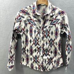 Vintage Western Collection Western Shirt Womens S Striped Coastal Cowgirl READ